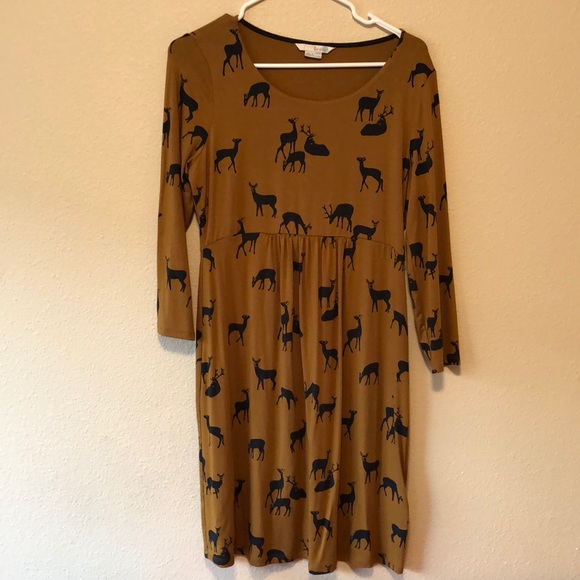 Boden Dresses & Skirts - Boden Deer print tunic dress